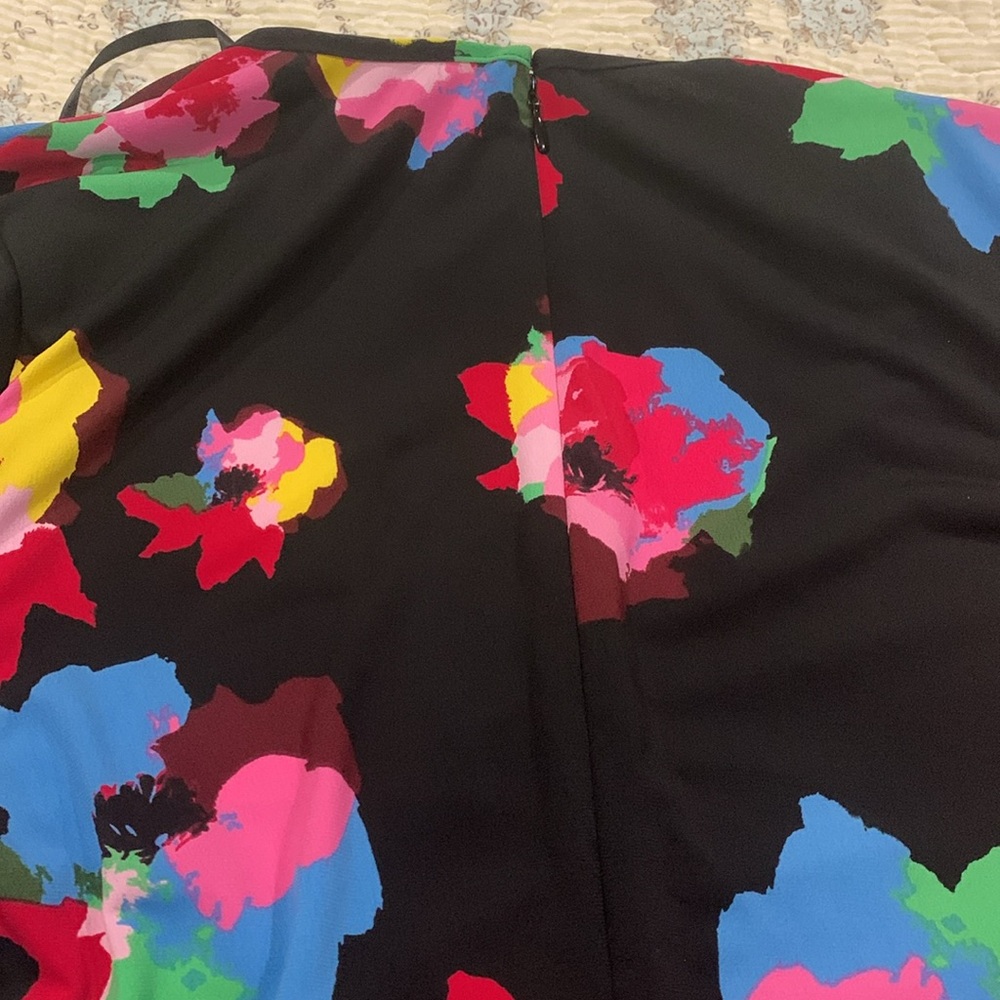 Laundry By Shelli Segal Floral Wrap Dress Size Med NEW with Tags Gorgeous style - Picture 8 of 10